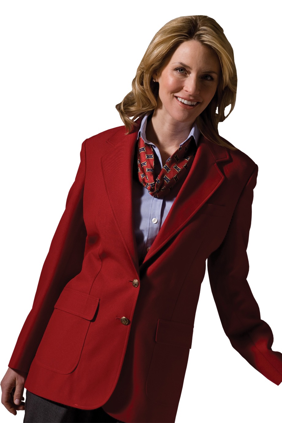 Red Formal Blazer for Office Women, Classic Fitted Blazer for Business Women,  Elegant Blazer for Women -  Canada