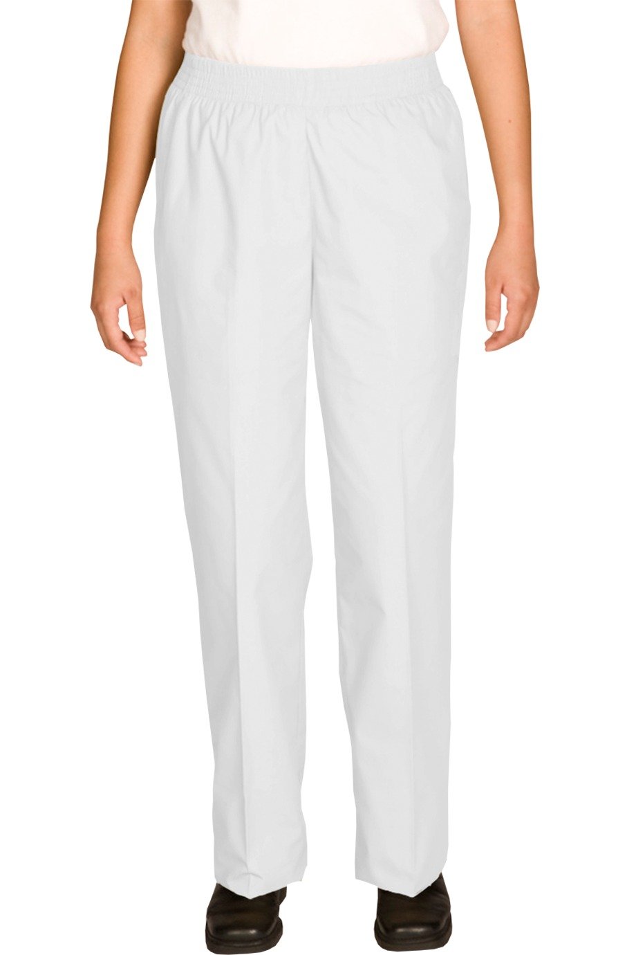 Misses' Poly Cotton Solid Pull-On Pant - Lotus Uniforms
