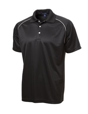 Textured Sport Shirt with Piping - Lotus Uniforms